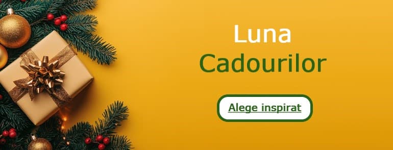 Este Luna Cadourilor. Alege inspirat! Este Luna Cadourilor. Alege inspirat!
